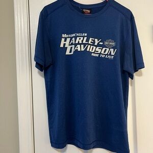 Harley-Davidson Blue Short Sleeve Tee